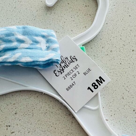 NEW Baby Essentials Baby Girls Romper and Headband Set Size 18 Months NWT - Picture 7 of 13